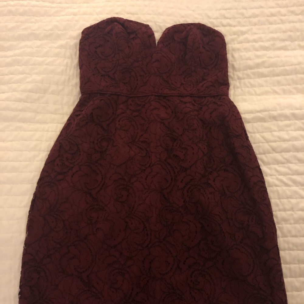 J.Crew Wine ‘Kelsey’ Bridesmaid Dress